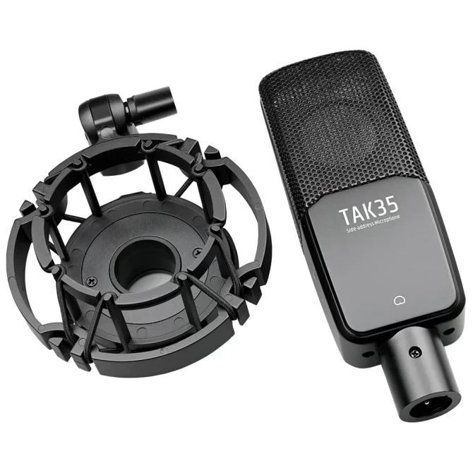 TAK35-1 Studio Recording Microphone. together with the shock mount
