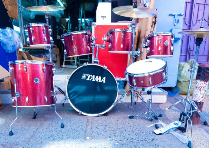 Tama Complete 7 piece drum set part 2
