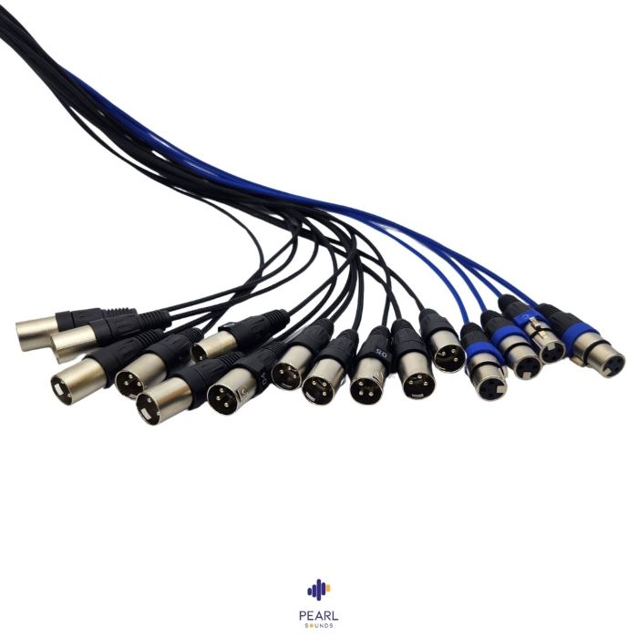 12 channels 4 returns 30 metres stage snake cable