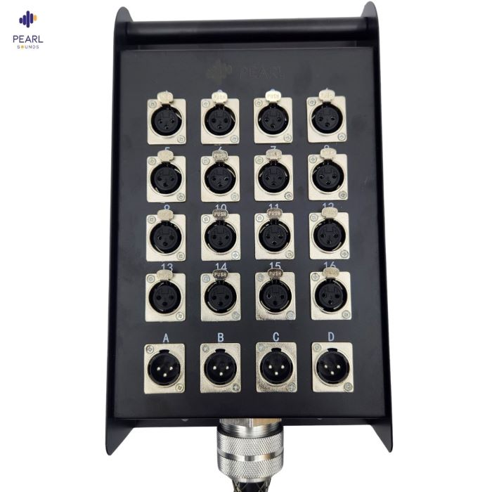 16 channel 4 return snake cable 30m stage