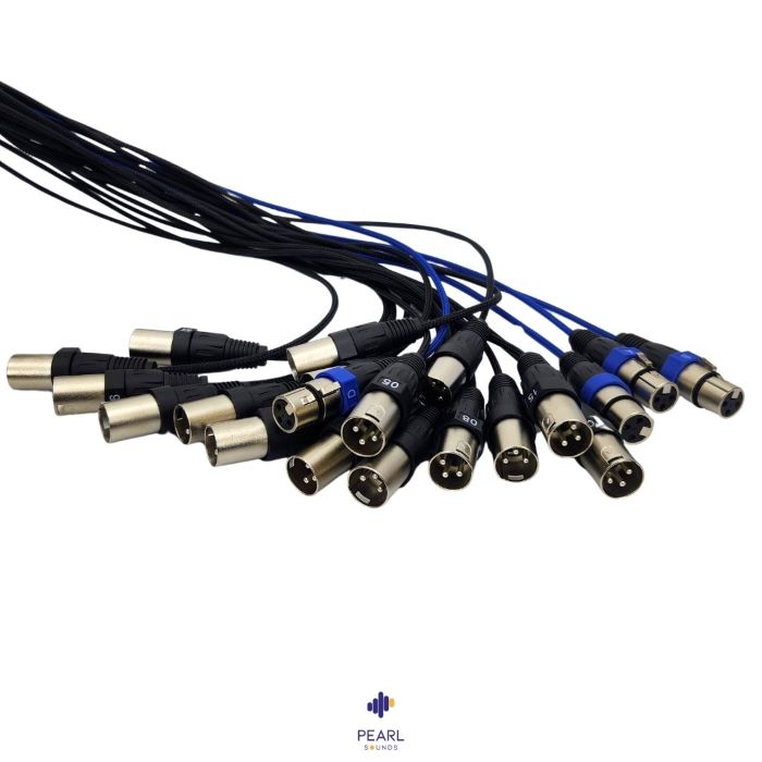 16 channel 4 return snake cable 30m stage