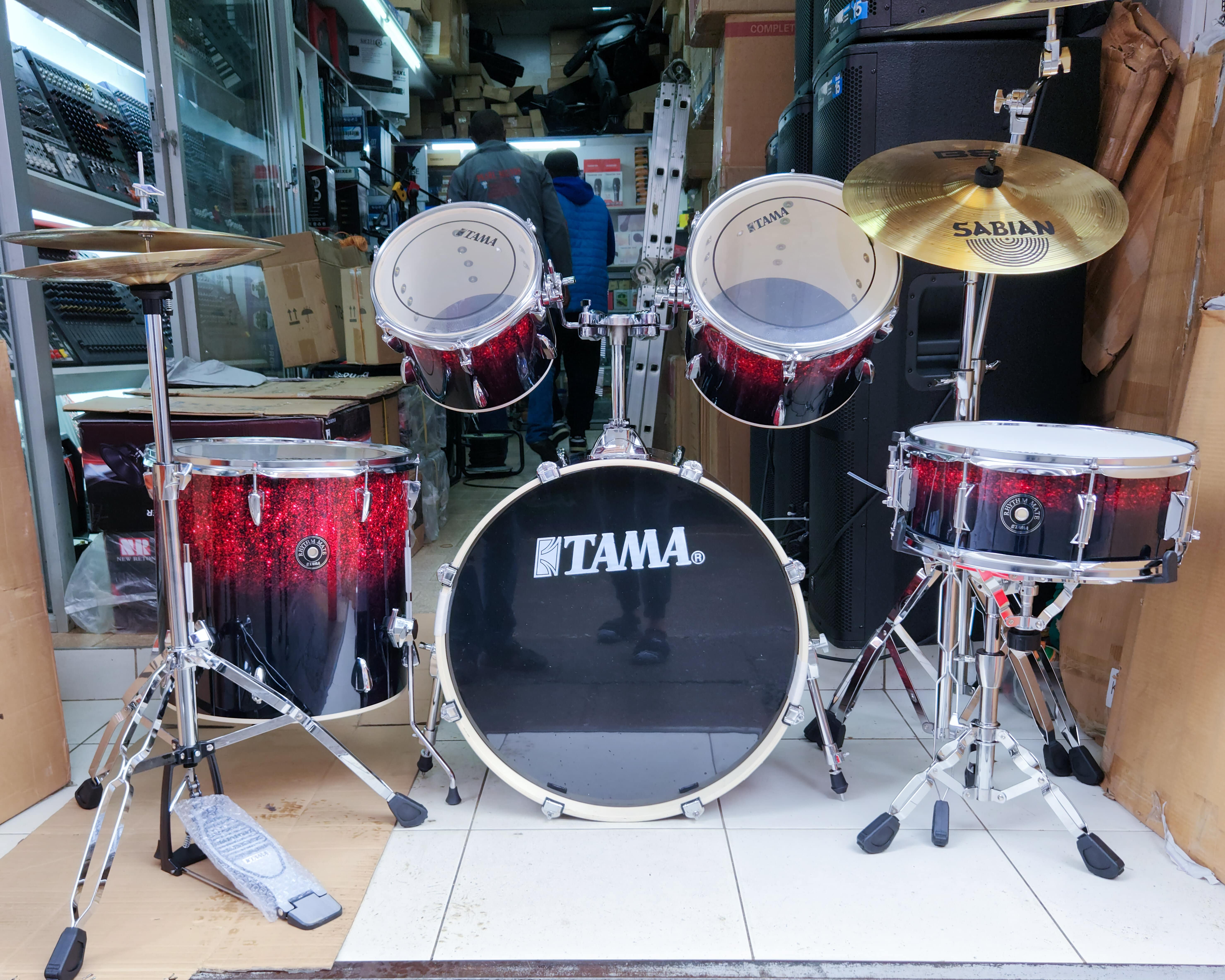 tama rhythm mate drum set