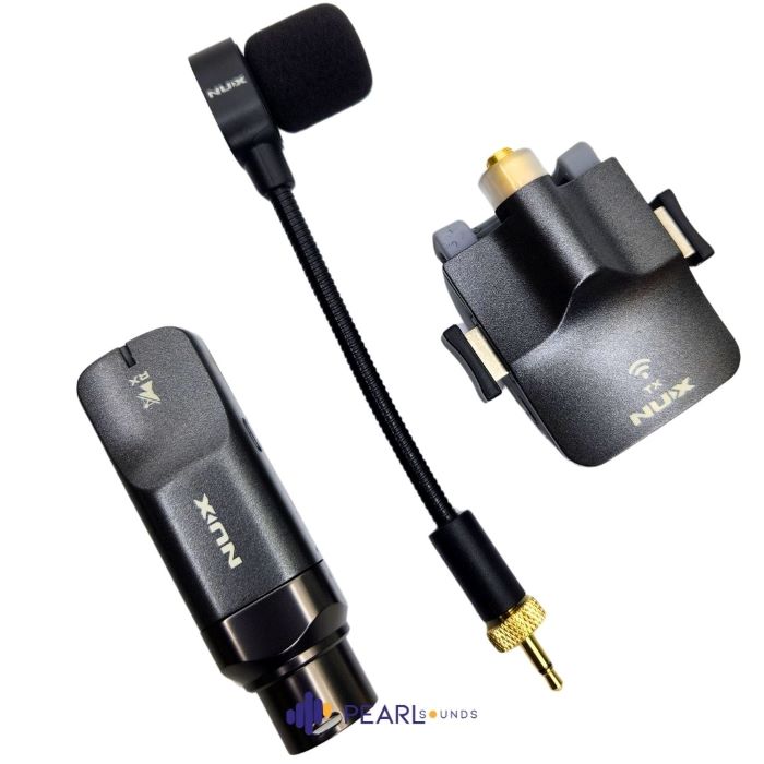 nux b6 wireless saxophone microphone